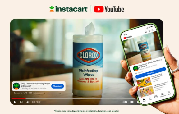 Instacart, Youtube ads
